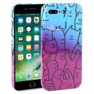 For iPhone 8 Plus / 7 Plus Dustproof Net Full Coverage PC Phone Case(Little Ghost) - 1
