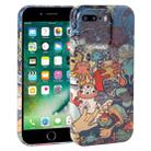 For iPhone 8 Plus / 7 Plus Dustproof Net Full Coverage PC Phone Case(Animal Party) - 1