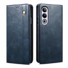 For OnePlus Ace 3V / Nord CE4 Oil Wax Crazy Horse Texture Leather Phone Case(Blue) - 1