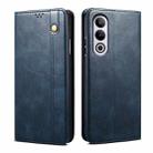 For OnePlus Nord CE4 Oil Wax Crazy Horse Texture Leather Phone Case(Blue) - 1