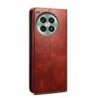 For OnePlus Ace 3 Pro Oil Wax Crazy Horse Texture Leather Phone Case(Brown) - 3