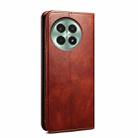 For OnePlus 13 Oil Wax Crazy Horse Texture Leather Phone Case(Brown) - 3