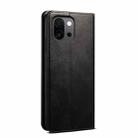 For OnePlus 13T Oil Wax Crazy Horse Texture Leather Phone Case(Black) - 3