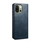 For OnePlus 13s 5G Oil Wax Crazy Horse Texture Leather Phone Case(Blue) - 3