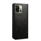 For OnePlus 13s 5G Oil Wax Crazy Horse Texture Leather Phone Case(Black) - 3