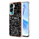 For Honor 90 Lite 5G Electroplating Marble Dual-side IMD Phone Case(Equation) - 1