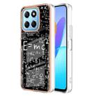 For Honor X8 5G / X6 4G Electroplating Marble Dual-side IMD Phone Case(Equation) - 1