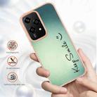 For Honor 200 Lite Global Electroplating Marble Dual-side IMD Phone Case(Smile) - 2