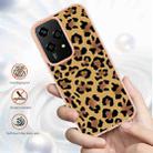 For Honor 200 Lite Global Electroplating Marble Dual-side IMD Phone Case(Leopard Print) - 2
