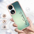 For Honor X7b 4G / 5G Electroplating Marble Dual-side IMD Phone Case(Smile) - 2