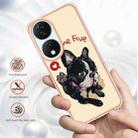 For Honor X7b 4G / 5G Electroplating Marble Dual-side IMD Phone Case(Lucky Dog) - 2