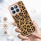 For Honor X8b Electroplating Marble Dual-side IMD Phone Case(Leopard Print) - 2