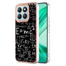 For Honor X8b Electroplating Marble Dual-side IMD Phone Case(Equation) - 1