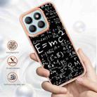 For Honor X8b Electroplating Marble Dual-side IMD Phone Case(Equation) - 2