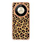 For Honor X9b Electroplating Marble Dual-side IMD Phone Case(Leopard Print) - 3