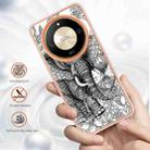 For Honor X9b Electroplating Marble Dual-side IMD Phone Case(Totem Elephant) - 2