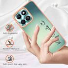 For Honor X6b Electroplating Marble Dual-side IMD Phone Case(Smile) - 2