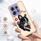 For Motorola Edge 50 Pro Electroplating Marble Dual-side IMD Phone Case(Lucky Dog) - 2