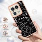 For Motorola Edge 50 Ultra Electroplating Marble Dual-side IMD Phone Case(Equation) - 2