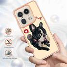 For Motorola Edge 50 Ultra Electroplating Marble Dual-side IMD Phone Case(Lucky Dog) - 2