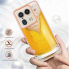 For Motorola Edge 50 Ultra Electroplating Marble Dual-side IMD Phone Case(Draft Beer) - 2