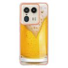 For Motorola Edge 50 Ultra Electroplating Marble Dual-side IMD Phone Case(Draft Beer) - 3