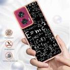 For Motorola Edge 50 Fusion Electroplating Marble Dual-side IMD Phone Case(Equation) - 2