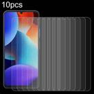 For Blackview COLOR 8 10pcs 0.26mm 9H 2.5D Tempered Glass Film - 1