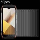 For Blackview N600 50pcs 0.26mm 9H 2.5D Tempered Glass Film - 1