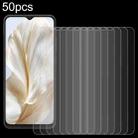 For Blackview WAVE 8C 50pcs 0.26mm 9H 2.5D Tempered Glass Film - 1