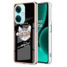 For OnePlus Nord CE 3 Lite / Nord N30 Electroplating Marble Dual-side IMD Phone Case(Natural Growth) - 1