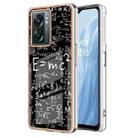 For OnePlus Nord N300 Electroplating Marble Dual-side IMD Phone Case(Equation) - 1