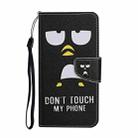 For iPhone 16 Pro Max 3D Colored Drawing Flip Leather Phone Case(Penguins) - 2