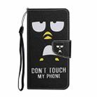 For iPhone 16 Pro 3D Colored Drawing Flip Leather Phone Case(Penguins) - 2