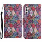 For Samsung Galaxy S23 FE 5G 3D Colored Drawing Flip Leather Phone Case(Kaleidoscope) - 1