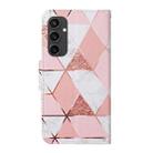 For Samsung Galaxy S24 FE 5G 3D Colored Drawing Flip Leather Phone Case(Marble) - 3