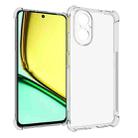 For Realme C67 4G Global Shockproof Non-slip Thickening TPU Phone Case(Transparent) - 1