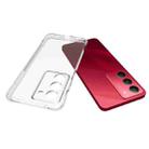 For Realme 14x Shockproof Non-slip Thickening TPU Phone Case(Transparent) - 3