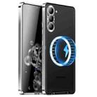 For Samsung Galaxy S23 FE 5G MagSafe Magnetic Frosted Metal Phone Case(Silver) - 1
