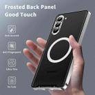 For Samsung Galaxy S25 5G MagSafe Magnetic Frosted Metal Phone Case(Silver) - 3