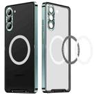 For Samsung Galaxy S25+ 5G MagSafe Magnetic Frosted Metal Phone Case(Green) - 2