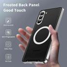 For Samsung Galaxy S25+ 5G MagSafe Magnetic Frosted Metal Phone Case(Silver) - 3