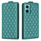 For Xiaomi Redmi 10 5G / Note 11E Diamond Lattice Vertical Flip Leather Phone Case(Green) - 1