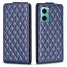 For Xiaomi Redmi 10 5G / Note 11E Diamond Lattice Vertical Flip Leather Phone Case(Blue) - 1