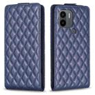 For Redmi A1 / A1+ / A2 Diamond Lattice Vertical Flip Leather Phone Case(Blue) - 1