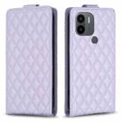 For Redmi A1 / A1+ / A2 Diamond Lattice Vertical Flip Leather Phone Case(Purple) - 1