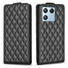For Xiaomi 13 Pro Diamond Lattice Vertical Flip Leather Phone Case(Black) - 1