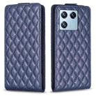 For Xiaomi 13 Pro Diamond Lattice Vertical Flip Leather Phone Case(Blue) - 1