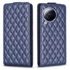 For Xiaomi Civi 3 5G Diamond Lattice Vertical Flip Leather Phone Case(Blue) - 1