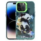 For iPhone 14 Pro Max Animal Pattern PC Phone Case(Panda) - 1